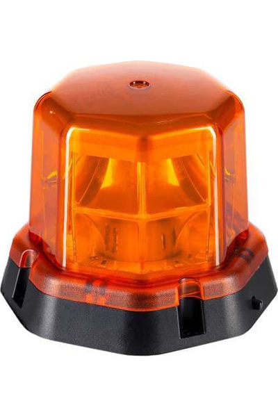M-TECH Φάρος LED Αυτοκινήτου 12 / 24 V Αδιάβροχος 9,4 εκ. με Πορτοκαλί Φωτισμό