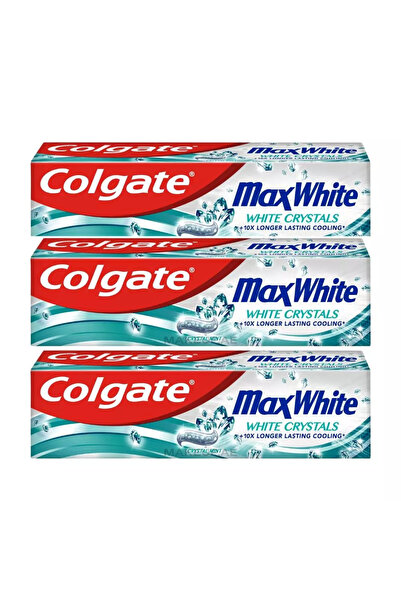 Colgate Max White Toothpaste 10X Longer Lasting Cooling With White Crystal Mi...