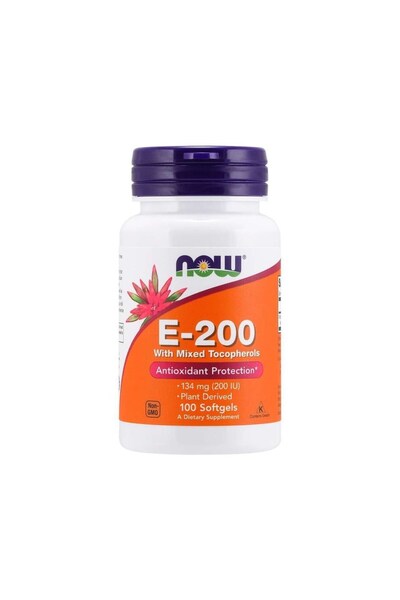 Now Foods E 200 With Mixed Tocopherois