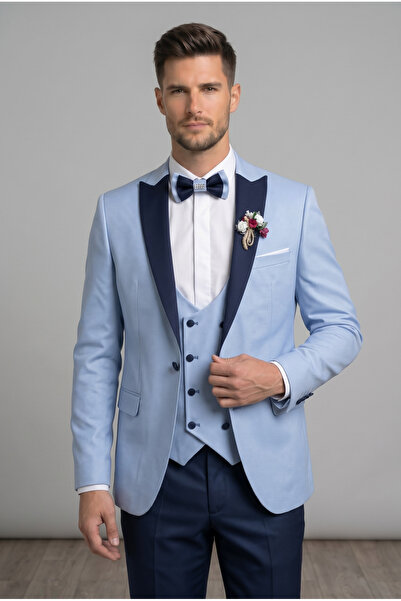 AtlasGiyim Men's Groom Suit Tuxedo (New Season)