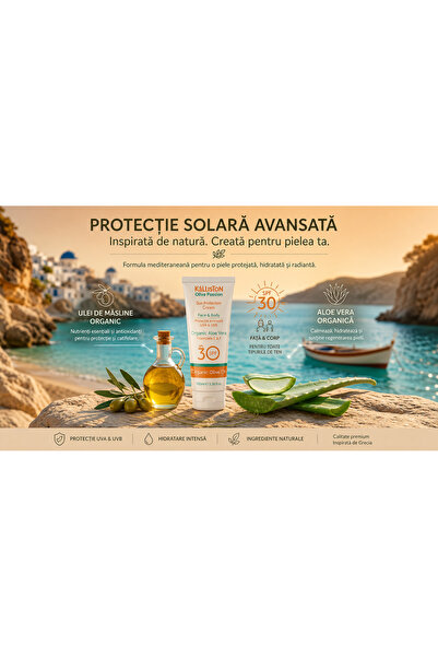 Kalliston Cremă de protecție solară pentru față și corp KáLLiSToN Olive Passi...