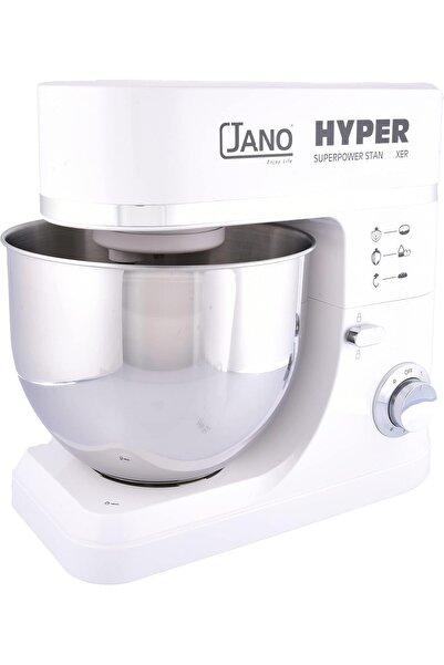 JANO High-performance electric blender, 1200W, white and silver color, 7 lite...