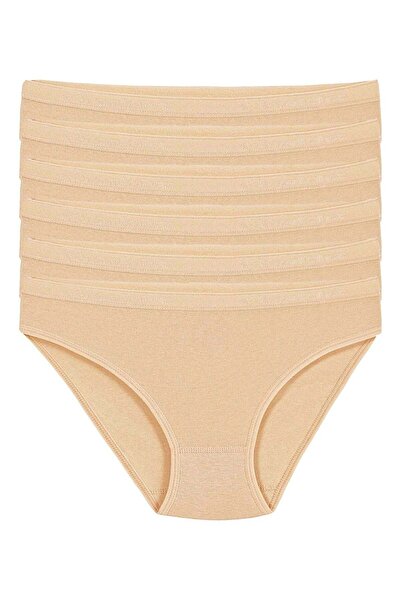 YILDIZ Ribana Belted Bikini Women's Panties 100% Cotton 6-Pack