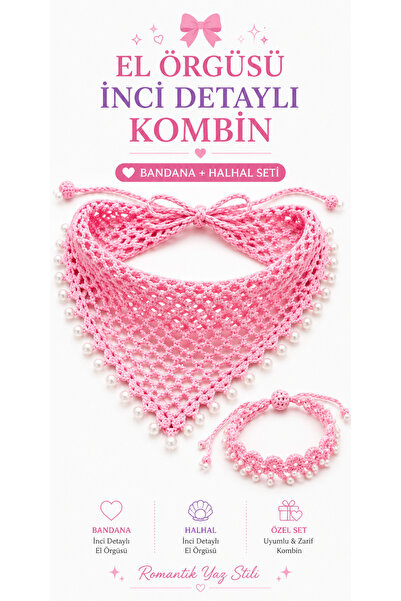 NEHOLİA Women's Hand Knitted Triangle Bandana Anklet Foot Bracelet Gift Bohem...
