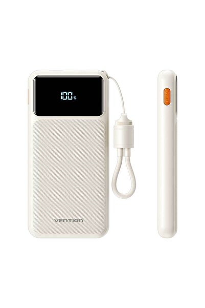 Vention 10000mAh 22,5W Kendinden Askılı Kablolu Hızlı Powerbank
