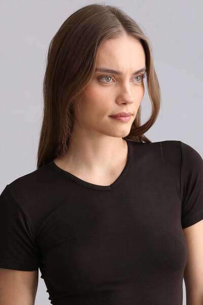 Aytuğ&Mısırlı Egyptian Modal by Tencel Victoria V-Neck Undershirt / T-Shirt B...