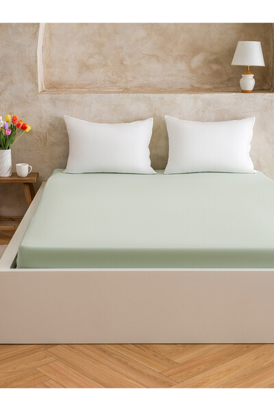 LC Waikiki Nevavm Double Elastic Bed Sheet with Difference in Thickness