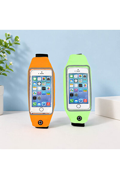 Midi Waterproof Phone Holder Sports Armband-Orange