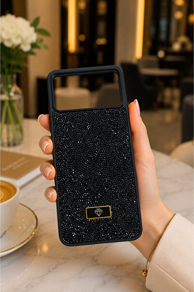 TechTrove Poco X6 Pro İçin Uyumlu Işıltılı Full Taşlı Kamera Koruma Çıkıntılı...