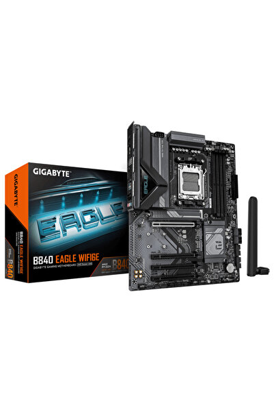 Gigabyte B840M EAGLE WiFi 6E AM5 mATX DDR5 Placă de bază, PCIe 4.0, 2.5GbE