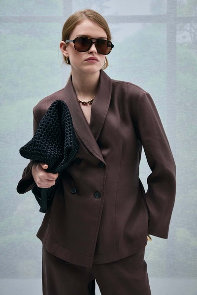 Lufian 121140005 Emılıa Women's Jacket Brown