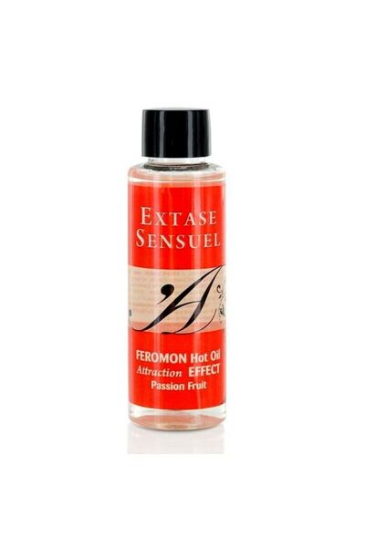 EXTASE SENSUAL Θερμαντικό λάδι μασάζ με φερομόνες φρούτου του πάθους 100 ml