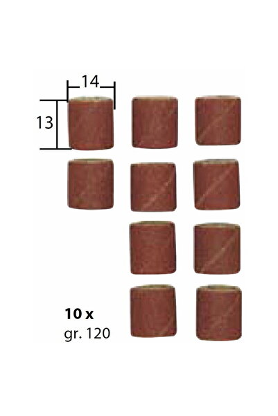 Proxxon Set 10 tamburi din corindon pentru slefuire, 14mm, GR120, 28979