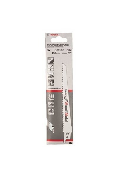 Bosch Panza pentru fierastrau sabie S 611 DF Heavy pentru lemn si metal, 120x...