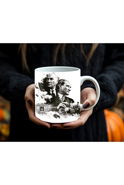 Evion Mustafa Kemal Atatürk Portrayed Special Collection Porcelain Mug
