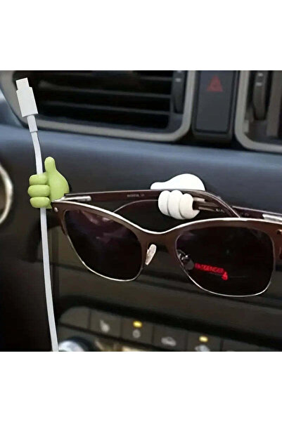 Alayjah Hand-Shaped Rubber Hooks For Cable & Power Cord Organization!