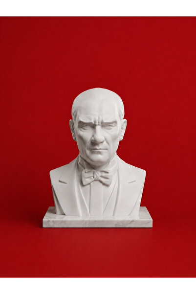 CharmFancy 1:12 Ölçek Atatürk Büst Heykel Maket Minyatür Diorama Dollhouse Ob...