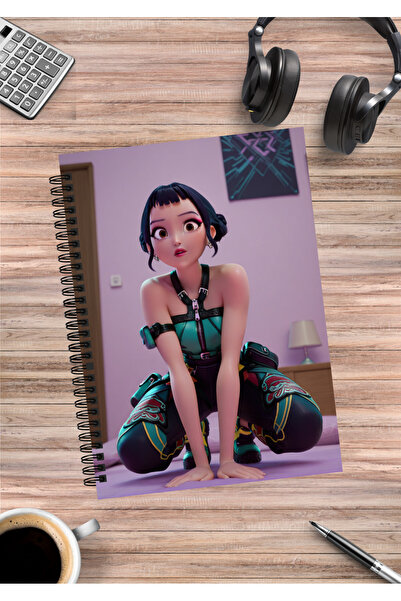 mertfigur Kpop Demon Hunters Anime Spiral Notebook A5 (50 Sheets)