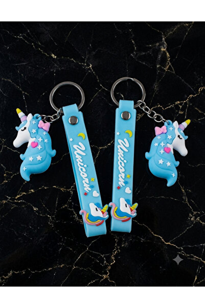 2'li Çift Unicorn Anahtarlık