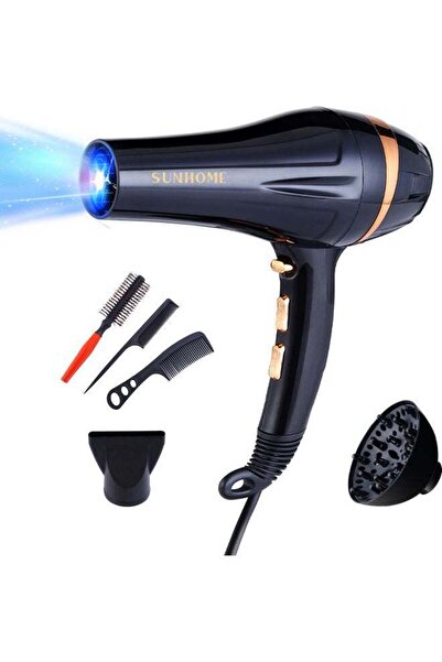 Sunhome Professional Hair Dryer Black 28x24x9cm