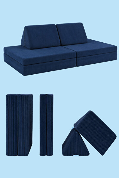 GOOD NİGHT Funbed Sofa Çocuk Oyun Koltuğu, Modüler Katlanır Yatak ve Oyun Min...