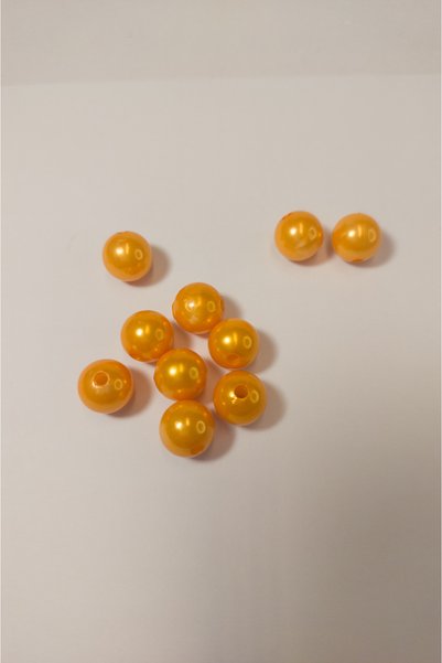 Enora Grup Parlak Bal Sarısı Renk Sazan Boncuk Dip Yemi 12 Mm 10''lu Pk