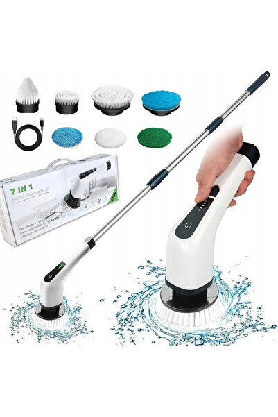 Vivendo Perie Electrica Rotativa 7 in 1, 7 capete incluse, 2 viteze, pentru c...