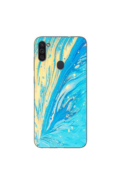 OEM Husa compatibila cu Samsung Galaxy A11 Silicon Gel Tpu Model Aqua Bloom