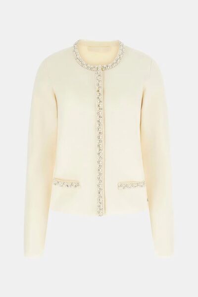 Guess Cardigan alb pentru femei