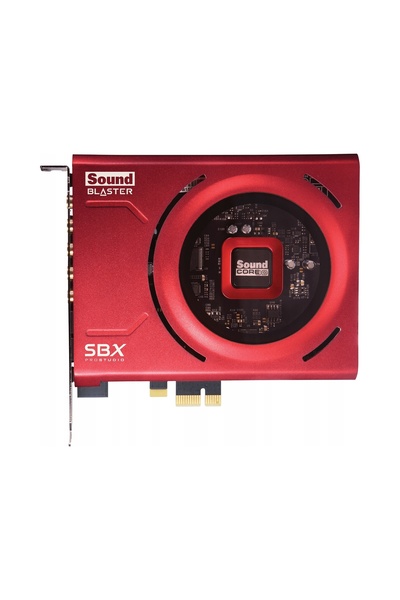 CreativeStyle Placă de sunet creativă Sound Blaster Z SE PCI-e roșu