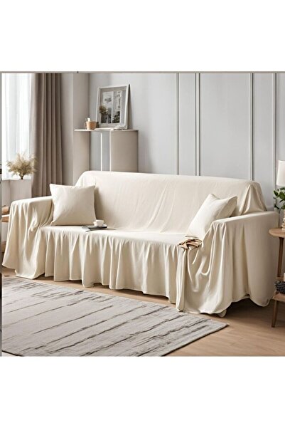KaiHome غطاء أريكة من القطن والكتان مقاس 170x220 سم غطاء أريكة مزخرف