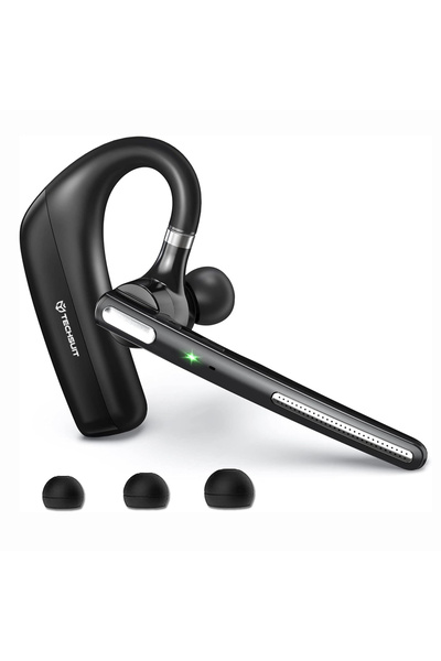 Techsuit Căști Bluetooth PowerTalks (G6) - Anulare zgomot cu microfon dublu, ...