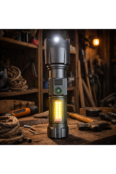 Vivendo Lanterna profesionala Cree Led din aluminiu cu spot reglabil