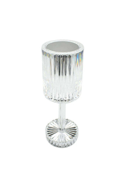 Vivendo Lampa de masa wireless din cristal acrilic cu touch si incarcare prin...
