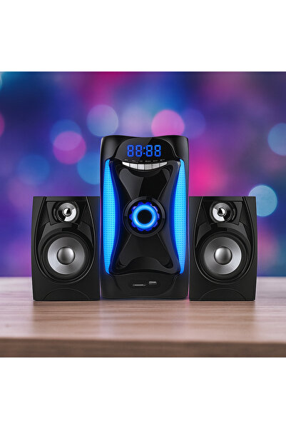 Vivendo Sistem Home Theater Tsaradia TS-A18 – 30W, Bluetooth, MP3, RGB