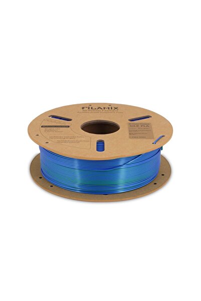FİLAMİX Magic Silk Çift Renk PLA Filament Mavi-Yeşil 1.75mm 1KG