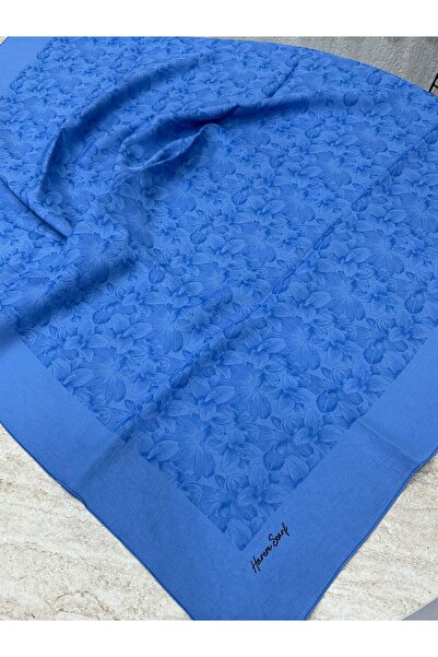 HAREM SCARF وشاح جولد ديرين باللون الأزرق