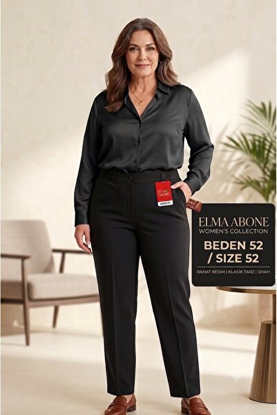 elma abone Plus Size Maternity Elastic Waist Dabl Pants