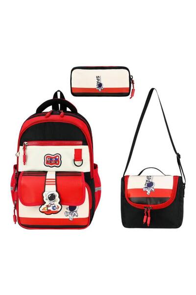 Baginn Geantă pentru băieți, 3 piese, pentru școala primară, 40*30 cm, cutie ...