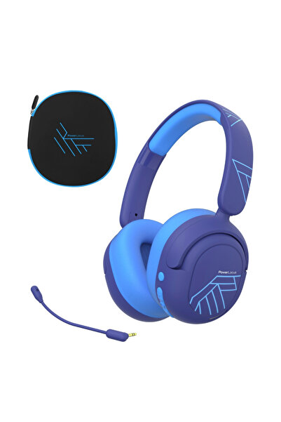 PowerLocus Căști wireless pentru copii Leu, Albastre