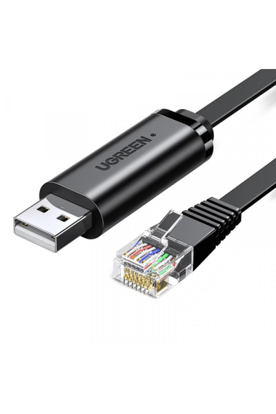 Ugreen Cablu Consola USB CM204, RJ45, 3m, Negru, Resigilat