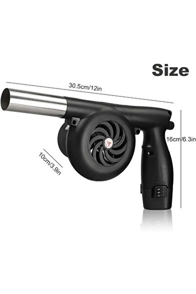 EasyLife Portable BBQ Air Blower Fire Starter Fan for Charcoal Grill Campfire...