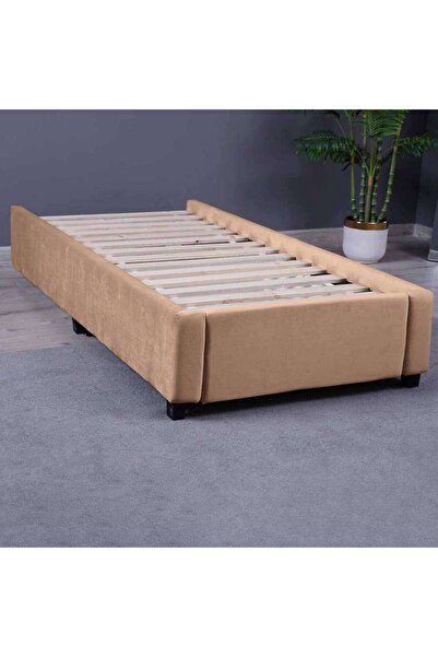 PAN HOME قاعدة أومبيلا مخملية ذهبية 100×200 سم
