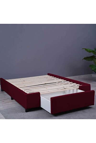 PAN HOME OLYMPIA BASE VELVET MAROON 140X200 CM