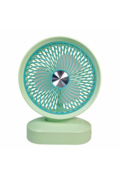 Naimeed Company Ventilator, cu baterie, Naimeed D5852, USB, Verde, 197x255x78mm