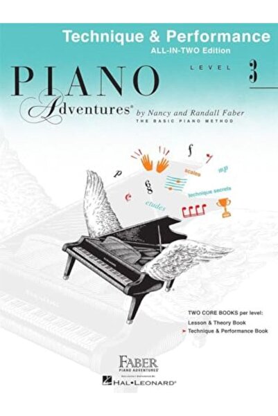 Faber Piano Adventures Piano Adventures All-In-Two Level 3 Tech & Perf: Techn...
