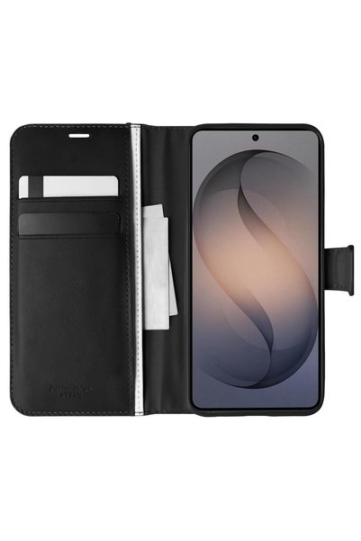 Microsonic Samsung Galaxy S26 Compatible Case Delux Leather Wallet Black