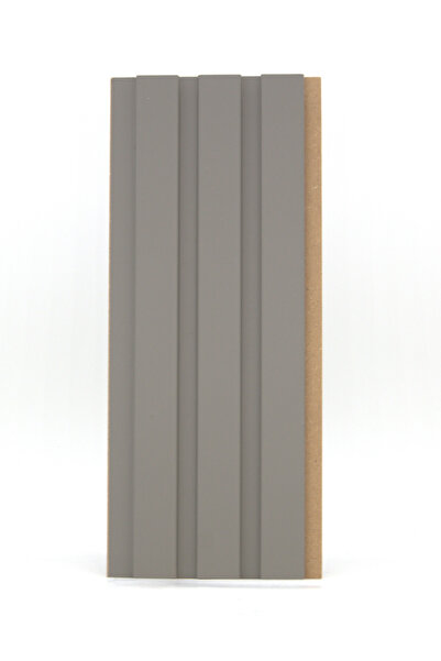 RMZ Door Vesta 8 mm 12,5x280 cm İpeksi Doku Soft Açık Gri MDF Duvar Paneli