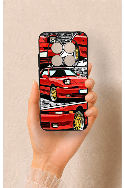 Vip Case Redmi Note 15 Pro 5G Uyumlu Kırmızı Supra Desenli Silikon Kılıf