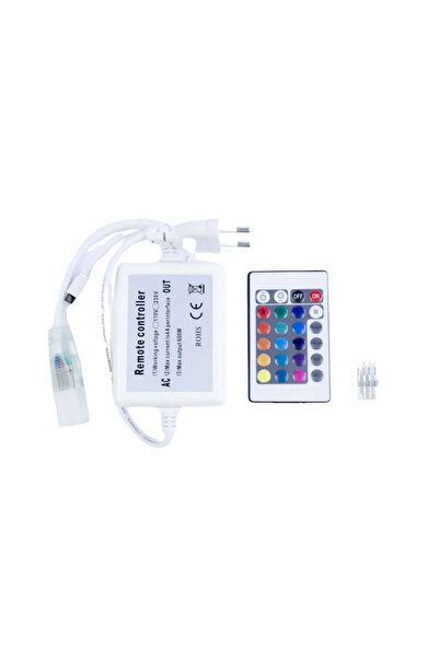 DELIGHT Controler IR Neon Flex Rgb Pt 8x16mm 230v 720w 12mm, DL66700K, 1 buc